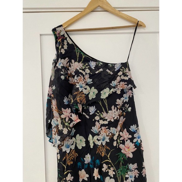 Slate & Willow Womens Hudson Floral Maxi Dress Black Green Pink Size 2 10854216 - Picture 2 of 8